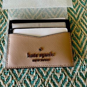 NWT Kate spade card holder